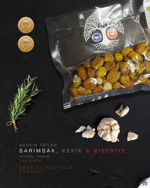 Sarımsak + Kekik + Biberiyeli